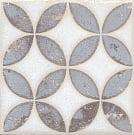 STG\A401\1266 Амальфи орнамент коричневый декор 9,9*9,9, Керама Марацци