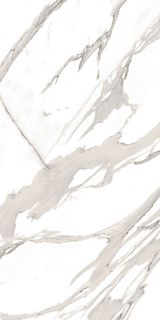 Керамогранит Granite Calacatta (Калакатта) шампань легкое лаппатированние LLR 120х59,9, Idalgo (Идальго)