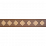 Бордюр для фальш-октагона под вставки 4.7*4.7 шоколад (006) 60*8,6, Keramark