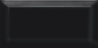 Плитка 19041N Бланше чёрный грань глянцевый 9,9x20x0,92, Kerama Marazzi (Керама Марацци)