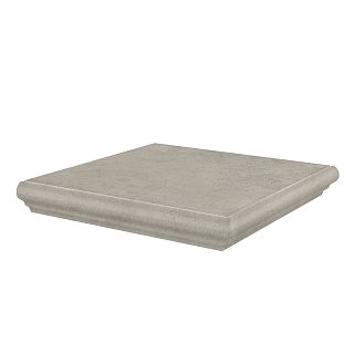 Ступень KM4040G0011NGTA угловая Хадду серый светлый матовый 34x34x0,8, Kerama Marazzi (Керама Марацци)