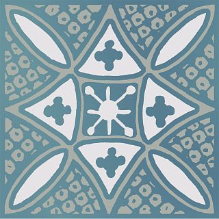 Декор KMD3STA020GN Бахия 2 бирюзовый глянцевый 9,8x9,8x0,7, Kerama Marazzi (Керама Марацци)