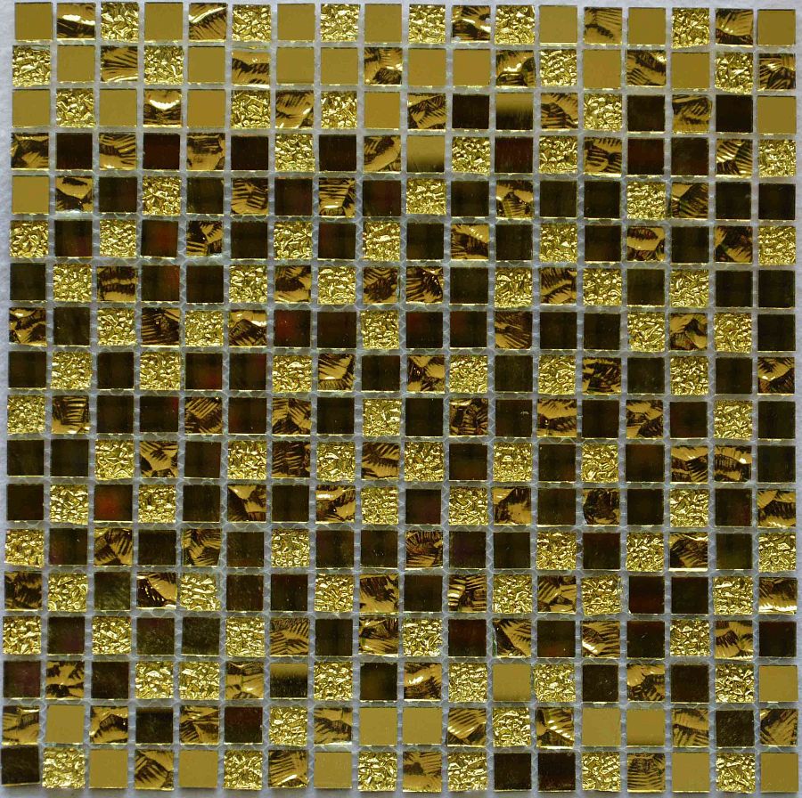 Mirror Gold мозаика стеклянная 30*30, Bonaparte (Бонапарт)