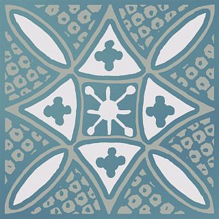 Декор KMD3STA020GN Бахия 2 бирюзовый глянцевый 9,8x9,8x0,7, Kerama Marazzi (Керама Марацци)