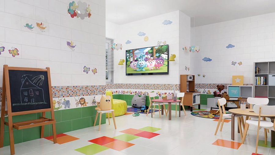 Коллекция плитки Kids 20х40, Нефрит-Керамика