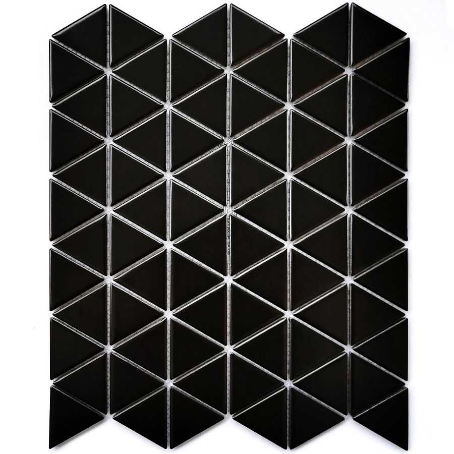 Reno Black matt мозаика керамогранитная 25,2*29,1, Bonaparte (Бонапарт)