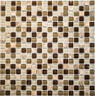 Scarlett мозаика стеклянная с камнем 30*30, Бонапарт