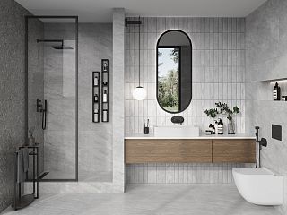 10300000248 Cameo (Камео) grey decor 01 декор 25*60, Gracia Ceramica