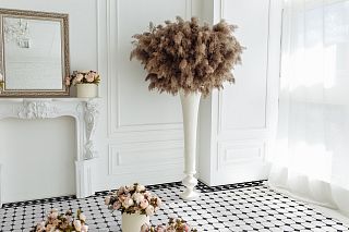 Коллекция метлахской плитки Петергоф белый/черный 29,2х29,2, Keramark (Керамарк)