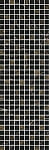 MM12111 Астория черный мозаичн. декор 25*75, Керама Марацци