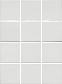 1332 Агуста белый натуральный плитка д\стен 9,8*9,8 из 12 частей, Керама Марацци