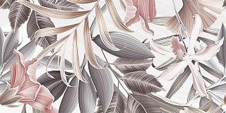 Плитка 00-00108403 Acate (Акате) Flora 1 31,5х63, Azori (Азори)