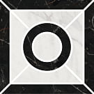 ID94 Фрагонар наборный черный вставка д\пола 9,9*9,9, Керама Марацци