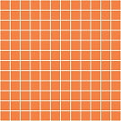 20065NТемари оранжевый матовый мозаика 29,8*29,8, Керама Марацци