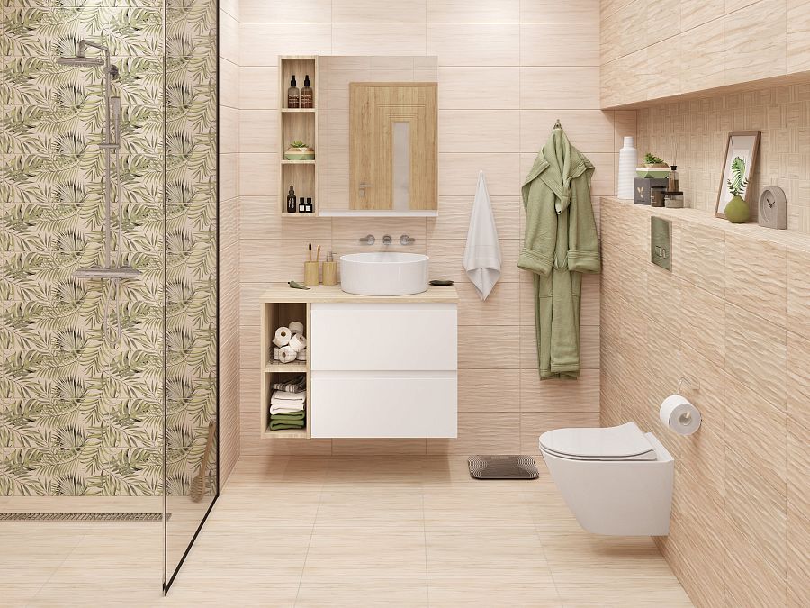 Керамогранит BN4R112 Botanica коричневый 42х42, Cersanit