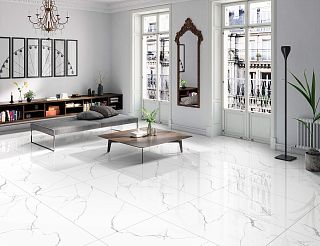 Bianco Venatino (Бианко Вэнатино) 60*60, 60*120, Azori (Азори)