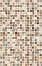 122863 Мозайка нео коричневая глянцевая плитка д/стен 25*40, Pieza ROSA