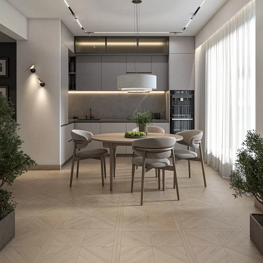 Коллекция ступеней и керамогранита Альберони 60x60, Kerama Marazzi (Керама Марацци)