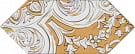HGD\B514\35000 Алмаш 3 жёлтый глянцевый декор 14*34, Керама Марацци