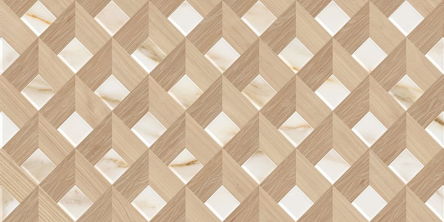 Плитка 508561101 Rustic (Рустик) Trellis бежевый 31,5х63, Azori (Азори)