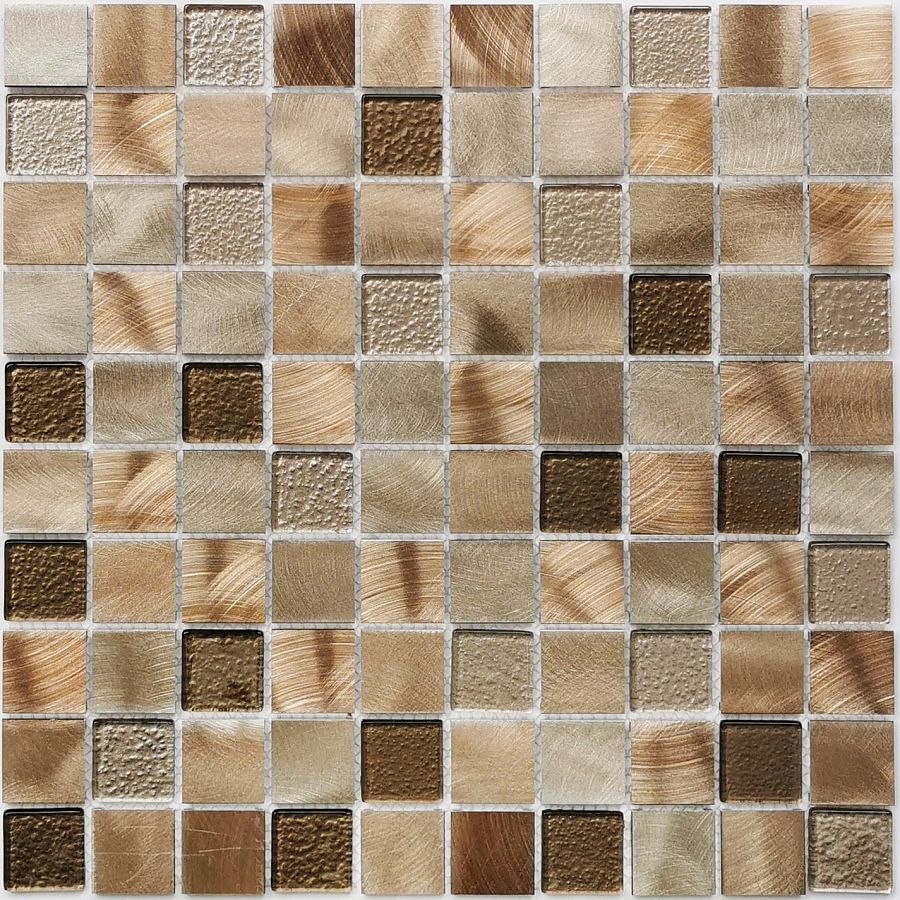 Titan Bronze мозаика стеклянная 30*30, Bonaparte (Бонапарт)