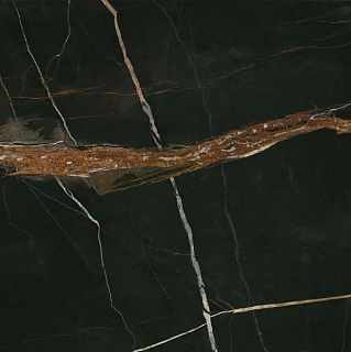 Керамогранит Granite Lusso Nero (Люссо) неро легкое лаппатирование LLR 59,9х59,9, Idalgo (Идальго)