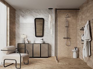10100001534 Ideal white wall 02 плитка для стен 25*60, Gracia Ceramica