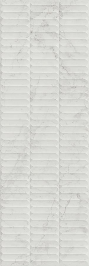 Плитка KM3090B0160R Тубкаль белый глянцевый структура обрезной 30x89,5x1,05, Kerama Marazzi (Керама Марацци)