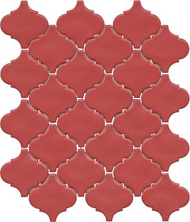 Плитка KM2630M0061N Арабески Марокко красный матовый 26x30x0,7, Kerama Marazzi (Керама Марацци)