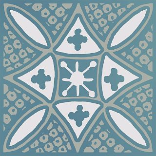 Декор KMD3STA020GN Бахия 2 бирюзовый глянцевый 9,8x9,8x0,7, Kerama Marazzi (Керама Марацци)