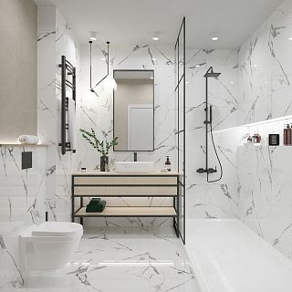 Керамогранит G390-Neiva (Нейва) White 60х60 матовый, Гранитея