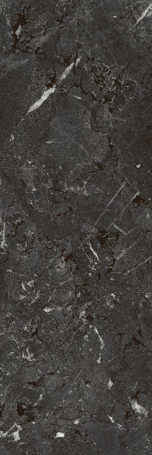 Плитка KM3090B0150R Тубкаль чёрный глянцевый обрезной 30x89,5x0,9, Kerama Marazzi (Керама Марацци)