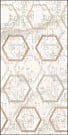 589002003 Apulia Oro (Апулиа Оро) Hexagone декор 31,5*63, Azori