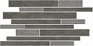 SBM011\SG4585 Ламелла серый темный мозаичн. вставка д/пола 50,2*25, Керама Марацци