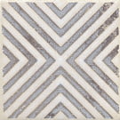 STG\A403\1266 Амальфи орнамент коричневый декор 9,9*9,9, Керама Марацци