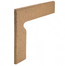 Rodape Escada/Left Step Bullnose/Rubi беж угл. лев. эл. 30*39.8*1.5, Grestejo