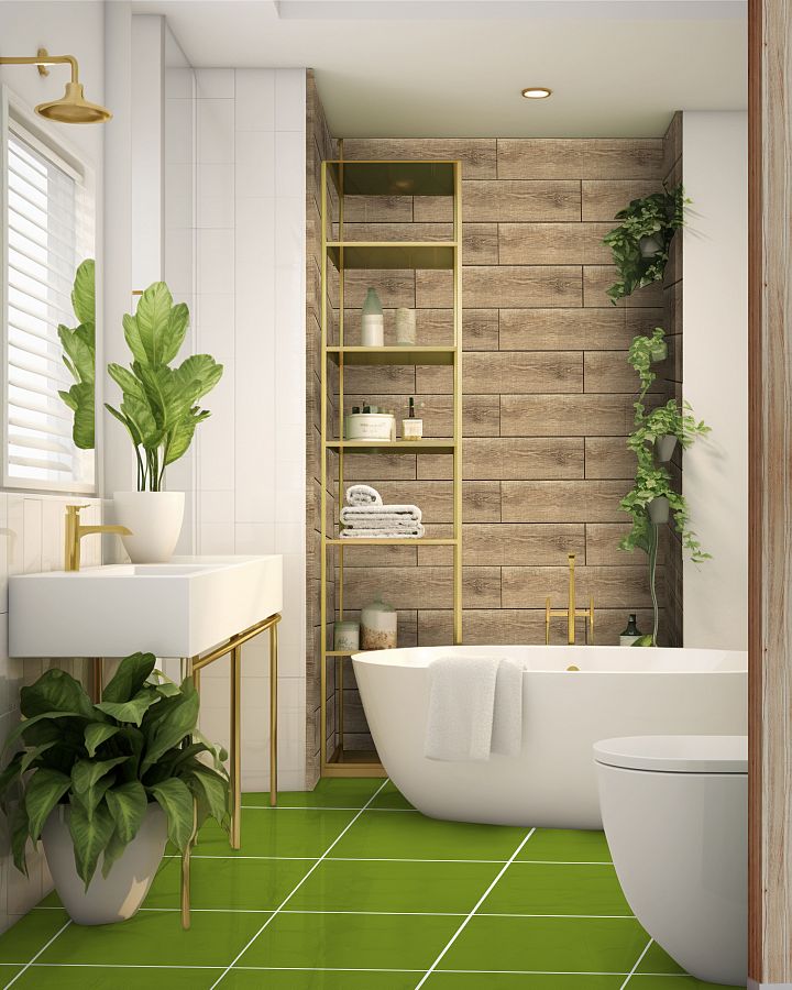 49483 Relax HD (Релакс Эйчди) зеленый КГ 40*40, Golden Tile