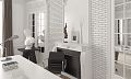 08002 The Strand (Стрэнд) белый плитка д/стен 25*6, BrickStyle