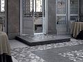 Керамогранит DL601420R Фондамента тёмный декорированный обрезной 60x60x0,9, Kerama Marazzi (Керама Марацци)