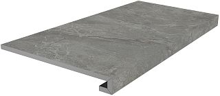 Ступень SG850890R\GCF клееная Риальто серый тёмный матовый 33x80x0,9, Kerama Marazzi (Керама Марацци)