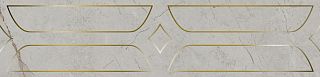 Бордюр KMB3STA001BR Ифран серый светлый глянцевый обрезной 60x14,5x0,9, Kerama Marazzi (Керама Марацци)