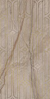 Декор KMD3STA071BR Ифран бежевый светлый глянцевый обрезной 60x119,5x0,9, Kerama Marazzi (Керама Марацци)