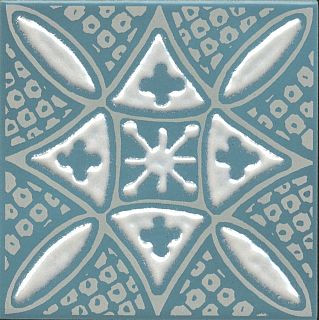Декор KMD3STA020GN Бахия 2 бирюзовый глянцевый 9,8x9,8x0,7, Kerama Marazzi (Керама Марацци)
