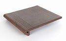 Esquina Degrau Castanho R/Step Corner Rubi Brown корич. угл. ступень клинкер 34*34, Gresrtejo