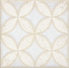 STG\B401\1266 Амальфи орнамент белый декор 9,9*9,9, Керама Марацци