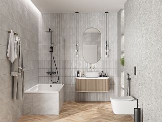 10300000248 Cameo (Камео) grey decor 01 декор 25*60, Gracia Ceramica