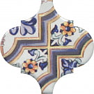 OP\A161\65000 Арабески майолика орнамент 6,5*6,5 декор, Керама Марацци