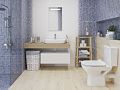 Керамогранит HA4R042 Hammam голубой 42х42, Cersanit