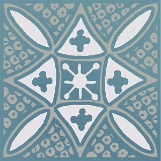 Декор KMD3STA020GN Бахия 2 бирюзовый глянцевый 9,8x9,8x0,7, Kerama Marazzi (Керама Марацци)