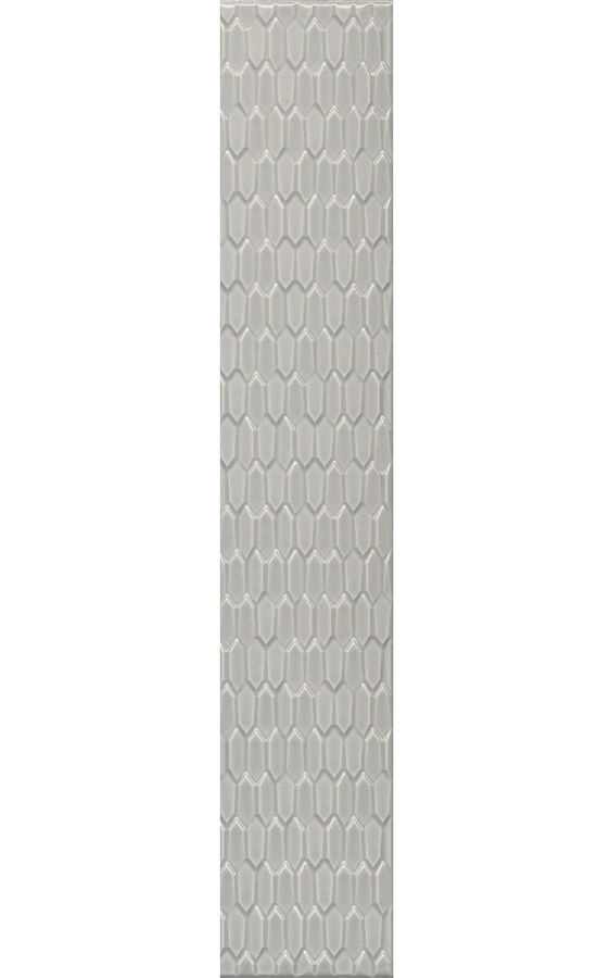 Бордюр LSB002 Левада серый светлый глянцевый 40x7x0,9, Kerama Marazzi (Керама Марацци)